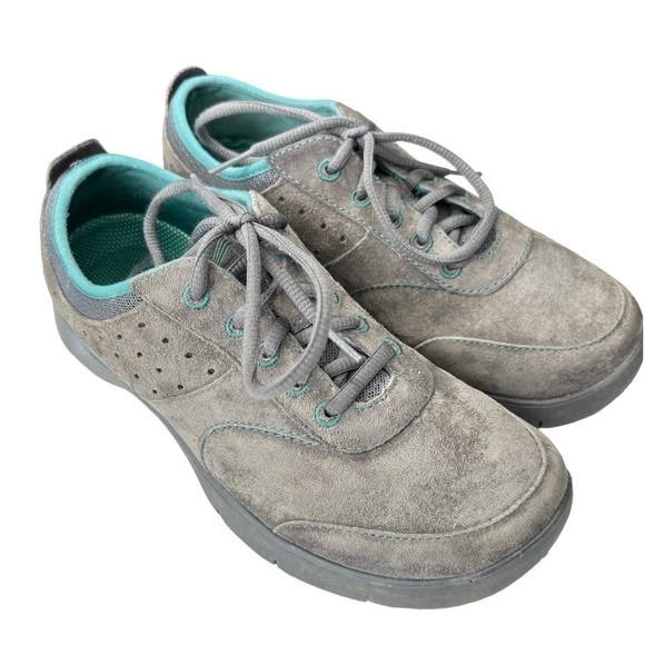 Dansko Elaine Womens 37 US 7 Suede Leather Slip Resistant Sneakers Walking Shoe - Picture 2 of 12